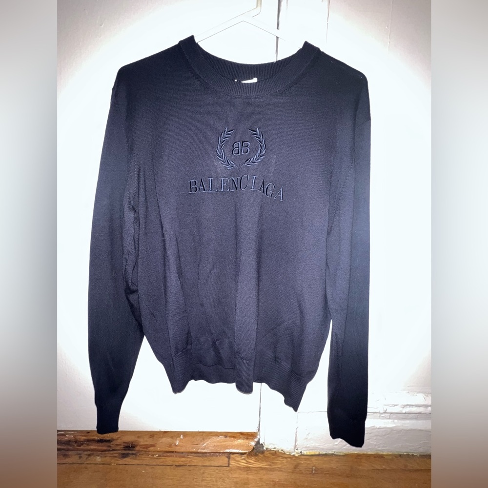 Navy blue authentic Balenciaga sweater